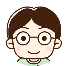 hossyの自画像 デフォルメされたイラスト