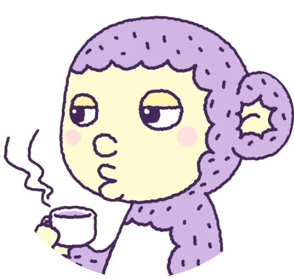 hossy.meのイメージキャラクター「さるっち」のイラスト
